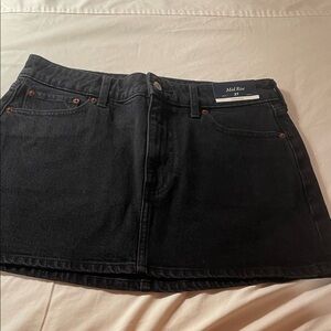 Abercrombie & Fitch Dark Wash Mini Skirt